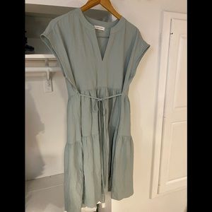 Calvin Klein Sage Green Summer Dress